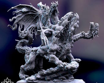 Challach, the First Corrupted Dragon | Sins Miniatures | Table Top Role Playing Miniature