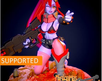 Greater good anime girl figurine | Resin Miniature | Minigames Miniatures