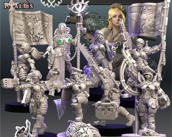 Officers & Assistants Bundle | Guard Babes | Across the Realms