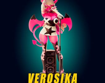 Demon Singer | 3D Printed Resin Miniature | Officer_Rhu