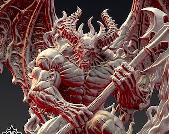 Greater War Demon | Sins Miniatures | Table Top Role Playing Miniature