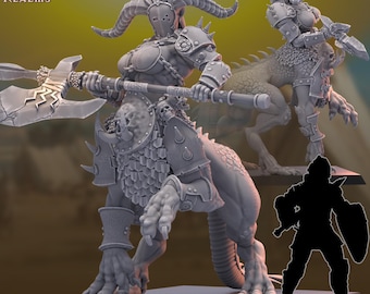 Ogre Dragoness | Fantasy Resin Model | Table Top Role Playing Miniature