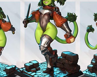 Goblin Bandit | Resin Figurine | Gaz Miniatures | 32mm and 75mm sizes | base included