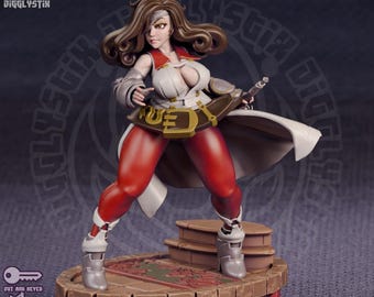 Rose Knight Beatrix | Fantasy Nature Character | Display Collectible