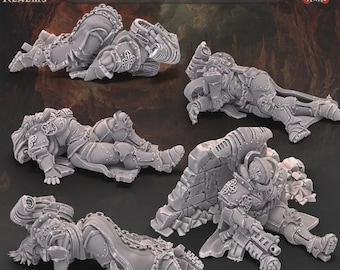 Battle Nun Casualties | Collectible Miniature | Across the Realms
