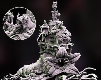 Plaguedoctor Demon on Carnivorous Horror | Sins Miniatures | Wargaming Miniature