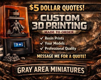 Custom 3D Printing Service – Request a Quote – Made to Order