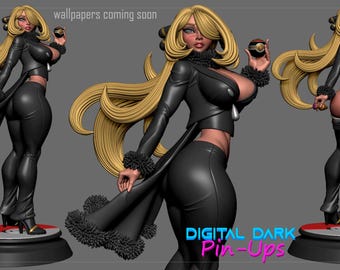 Dedicated Monster Trainer Model Kit | 3D Printed Resin Miniature | Digital Dark Pinups