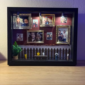 museo de recuerdos/caja de sombras/decoración/parejas/amistad