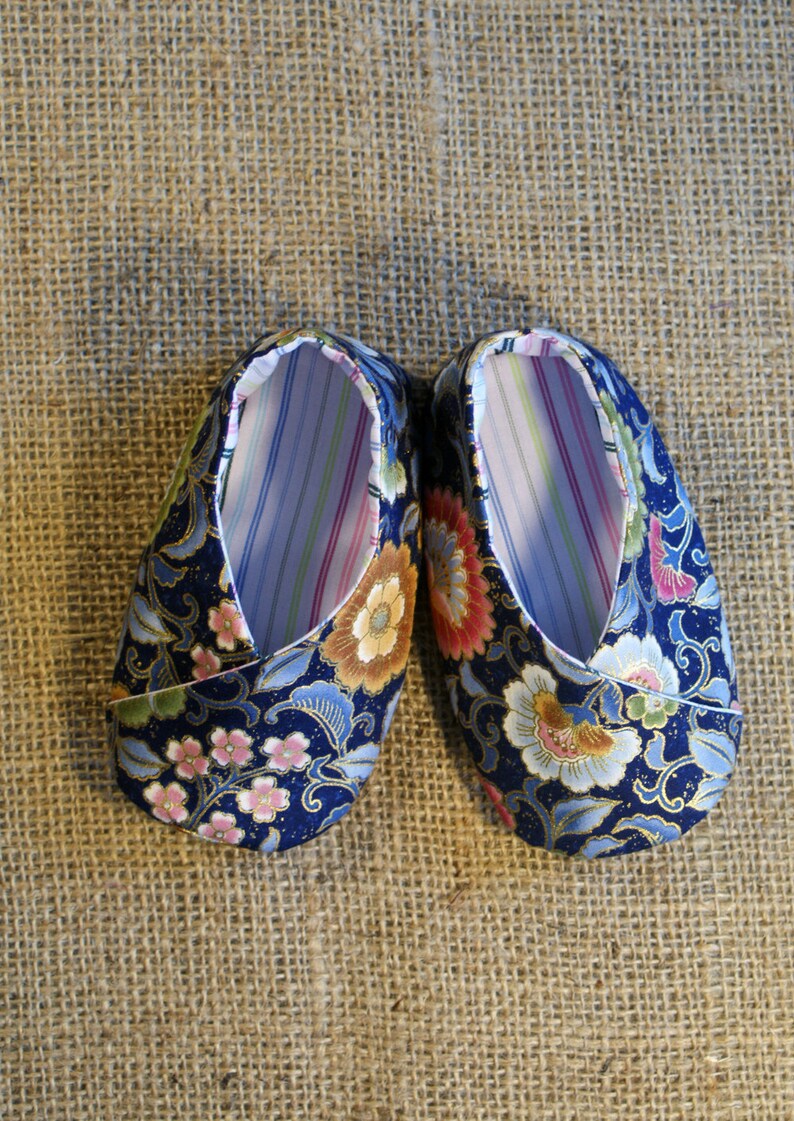 Kimono Baby Shoes PDF Pattern Newborn to 18 Months. Etsy