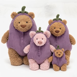 Bartholomew Bear Eggplant Costume - Etsy
