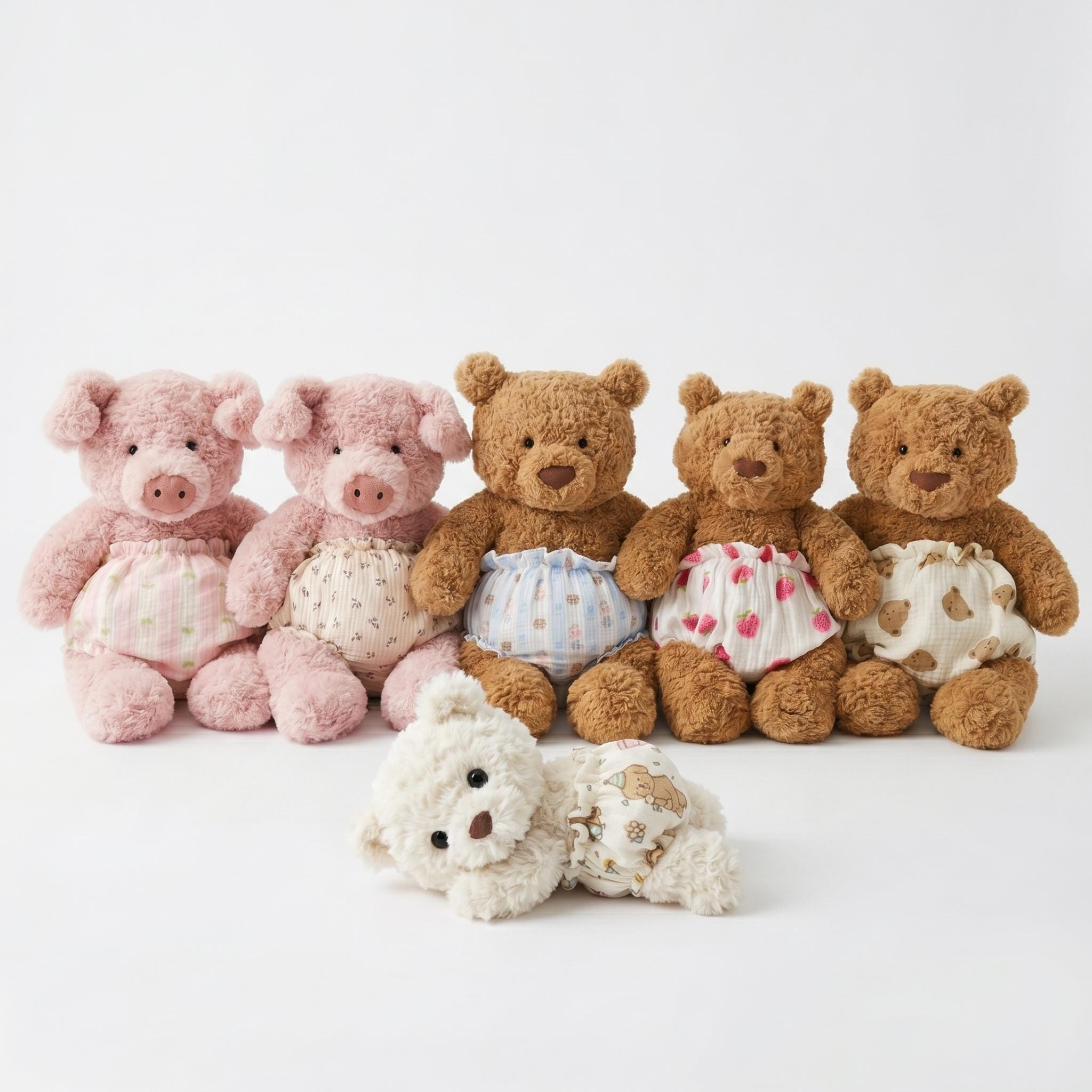 Jellycat Bartholomew Bear Strawberry - Etsy UK