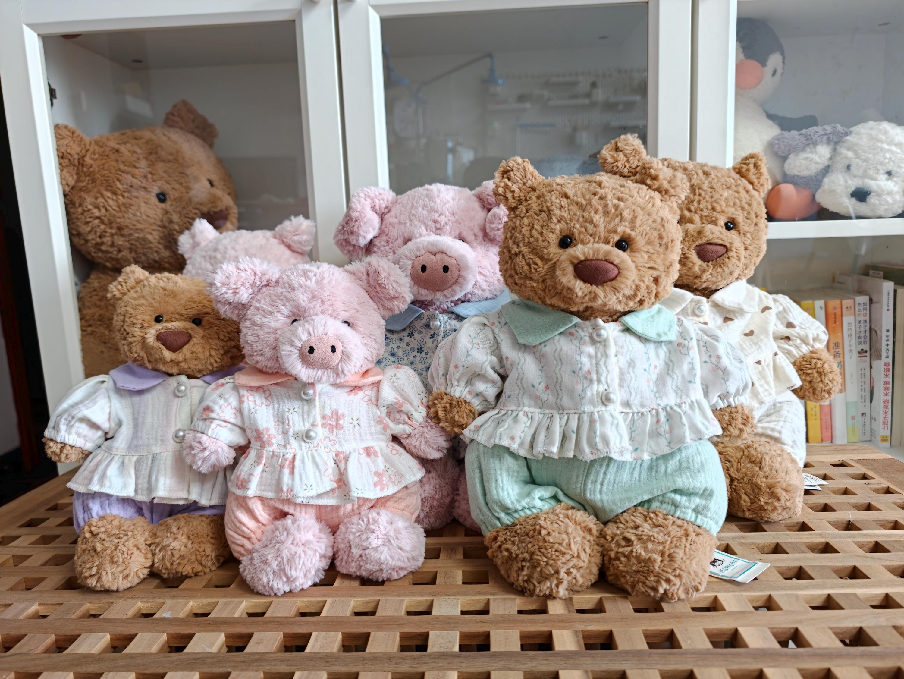 Bartholomew Bear Bathrobe Outfit Jellycat - Etsy