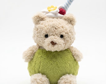 NEW ARRIVAL Bartholomew Bear Junior Coconut Onesie, Teddy Bear Outfit 7 Inch 18cm, Plush Clothes for Stuffed Animals