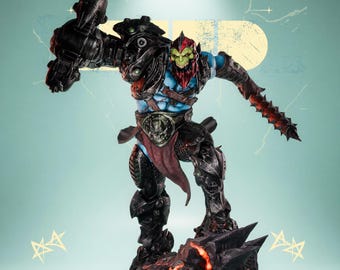 Trap Jaw 1:6 Scale STL Statue Bust – Masters of the Universe 3D Print Files