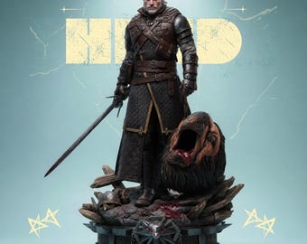 Geralt of Rivia STL Statue + Bust – The Witcher 3 Monster Hunter Collectible