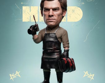 Dark Forensic Killer Chibi File STL Horror Crime Inspired Resin 3D Print Collectible Figure