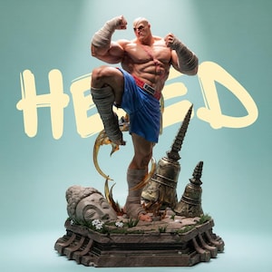 Muay Thai Figure - Etsy