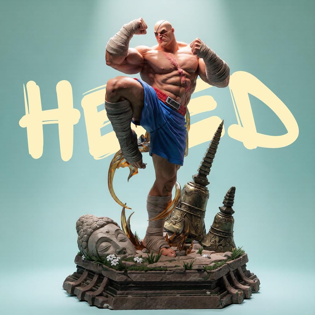 Muay Thai Statue - Etsy