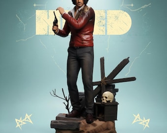 Luis Sera Resident Evil 4 Remake STL-bestand 1:6 Collector Statue voor 3D-printen