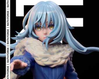 Rimuru STL Druk 3D Model Demon Form Anime Figure Split Version