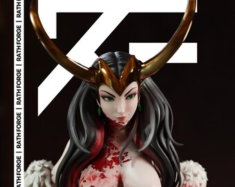 レディ・ロキ マーベル NSFW 1/6スケール STL 3Dプリントファイル 非対応 ファンタジースタチュー