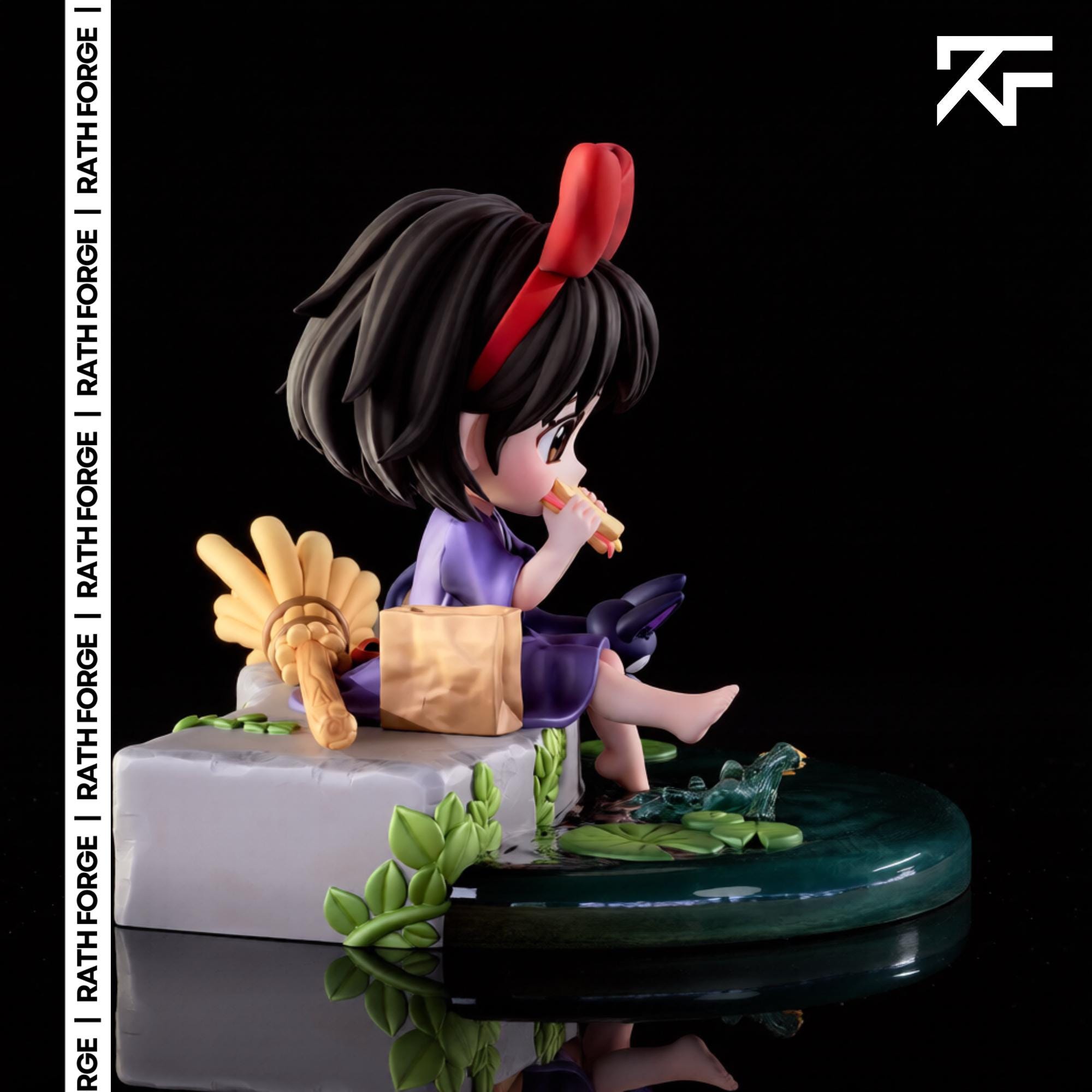 Kiki Inspired STL 3D Print Model Chibi Witch Figure Split Version - Etsy