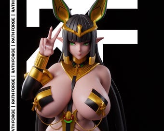 Sekhmet of Death Last Origin NSFW STL 3D Print Model 1/6 Scale
