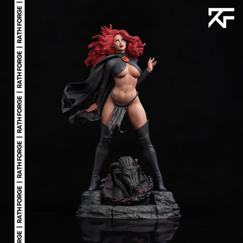 demonic queen female sculpture