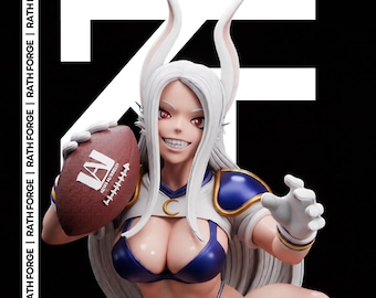 Bunny Football Girl NSFW STL 3D Print Model 1/6 Scale