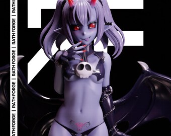 ロリサキュバス 1:6 STL 3Dプリントファイル 非対応 アニメ悪魔少女 レジンスタチュー コレクタブルモデル