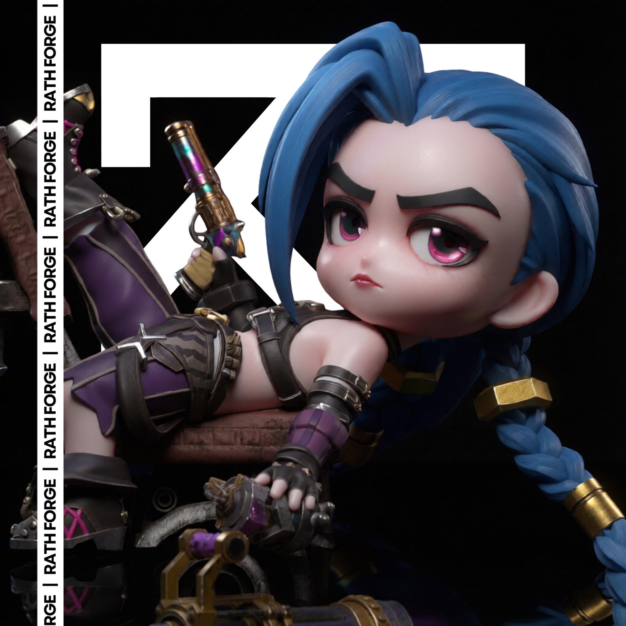 Arcane jinx figure - Etsy 日本