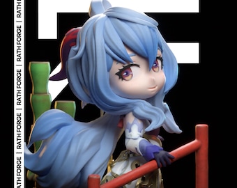Ganyu Chibi 3D Print Model: Liyue Adeptus Mini Figure (STL Download)