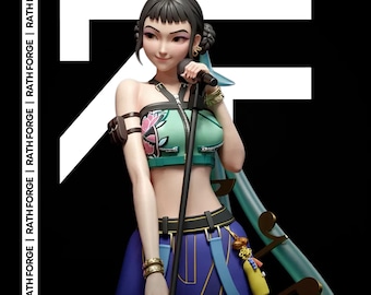 Zoey K-POP Demon Hunters STL | Anime Idol Figure | 1/6 Scale Statue | Streetwear Singer Model | Digital 3D Print File