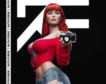 メアリー・ジェーン・ワトソン STL | 1/4 & 1/6スケール スパイダーマン フィギュア (デジタルダウンロード)