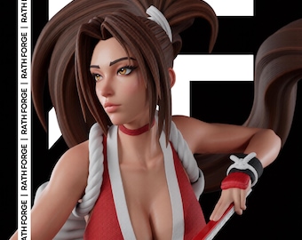 Mai Shiranui King of Fighters STL Model do druku 3D w skali 1/6