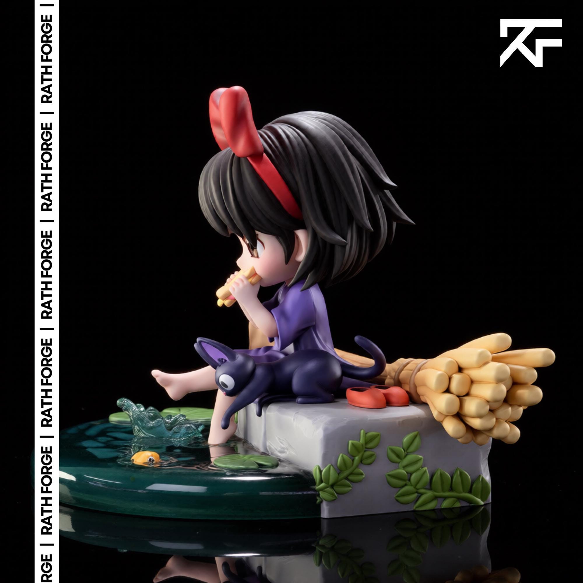 Kiki Inspired STL 3D Print Model Chibi Witch Figure Split Version - Etsy