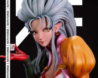 Ryoko NSFW 1:6 STL 3D Print File Non Supported Anime Resin Statue Model