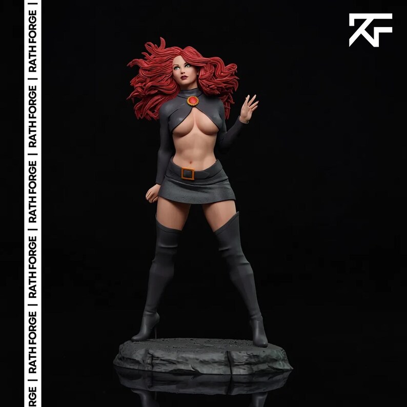 dark fantasy female statue