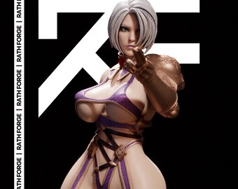 アイビー・バレンタイン ソウルキャリバー NSFW 1/6スケール STL 3Dプリントファイル 非対応ゲームスタチュー