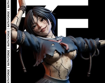 Ayakakashi STL | Silent Hill F Porcelain Bloom 1/6 Scale Model (Digital Download)