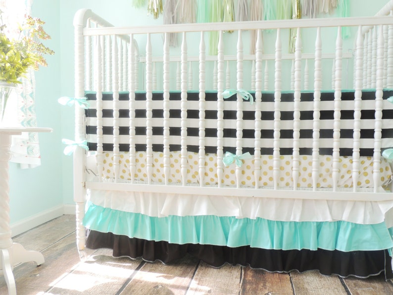 metallic gold crib sheets