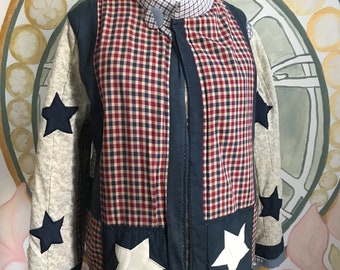 Abrigo acolchado estilo americano vintage