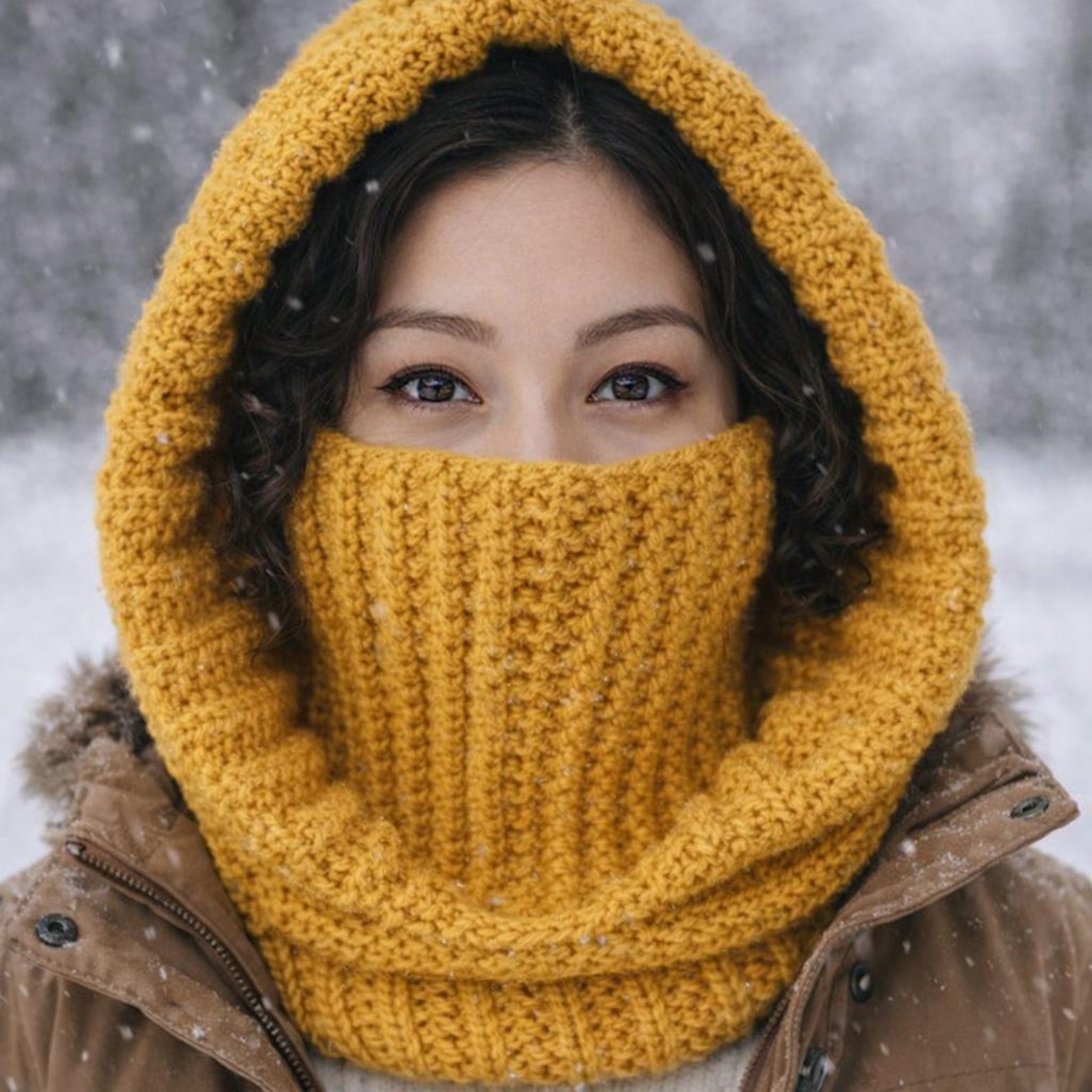 Beginner-friendly Crochet Turtleneck Hoodie Pattern PDF | Crochet ...