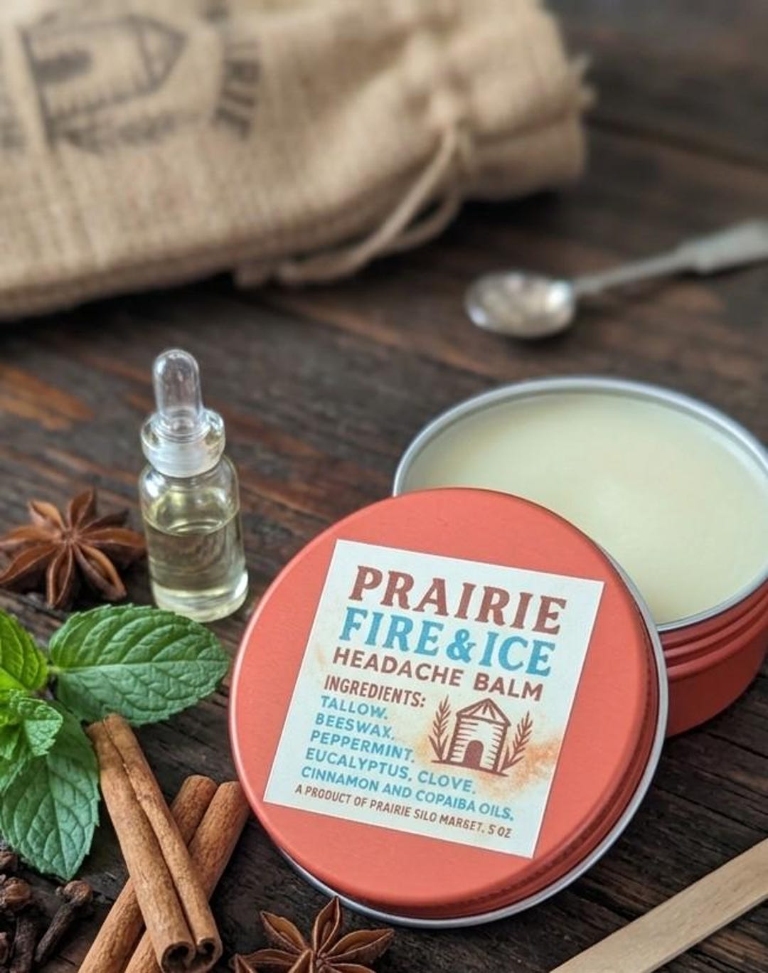 Fire Balm Prairie Fire & Ice Headache Balm - Etsy