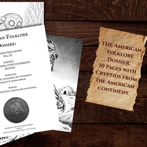 Cryptid Malvorlagen PDF | Bigfoot,Wendigo,Chupacabra | Urban Legends&Horror | Malbuch Erwachsene | Silas North Vol. III (Englische Edition)