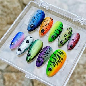 Fishing Lures Acrylic Nails - Etsy