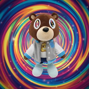 Kanye Dropout Bear Gosedjur – Examensalbuminspirerad Gosedjur, Musikminnen bild 1