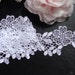 1 3/4 inch wide white embroidery lace trim selling by the yard