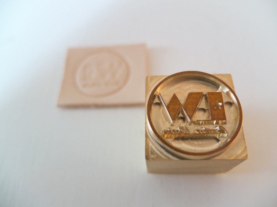 Custom Leather Stamp for Leather Embossing With Arbor Press, Leather